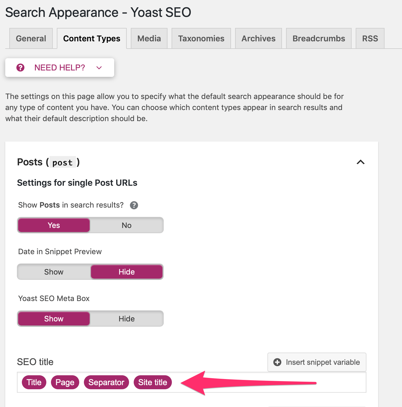 Yoast duplicate Post. Все content Types telebot. Should appear