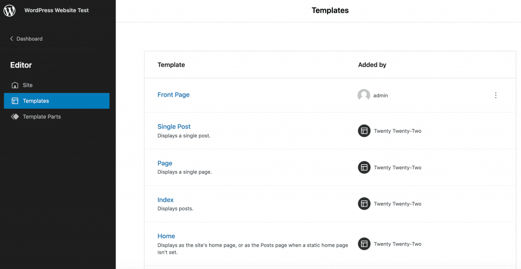 A library of block-based WordPress templates.