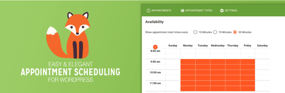 Simply Schedule Appointments plugin
