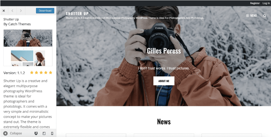 Create a Photography Website with WordPress