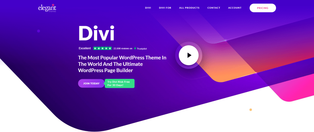Divi Homepage
