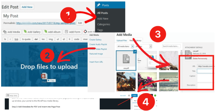 Add PDF to WordPress