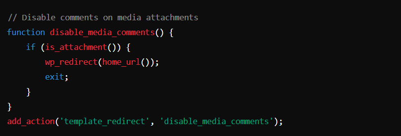 Disable Comments On WordPress
