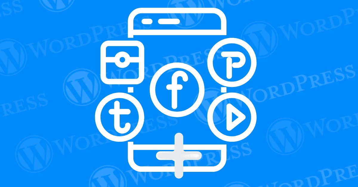 Add Social Media Icons WordPress