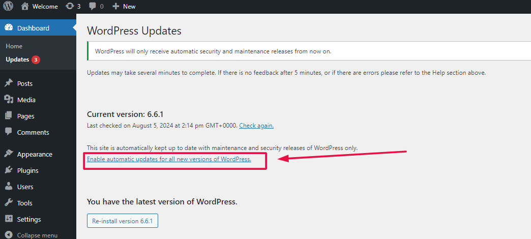 How to Update WordPress