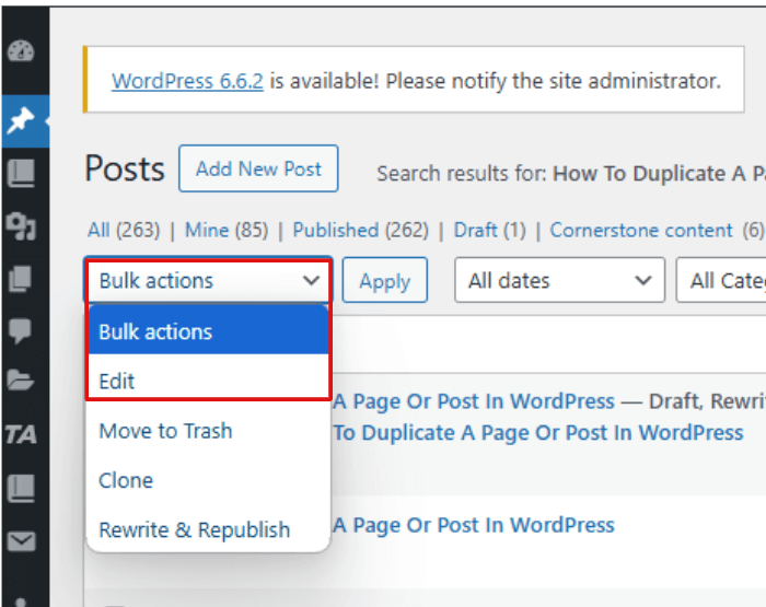 Duplicate Page in WordPress