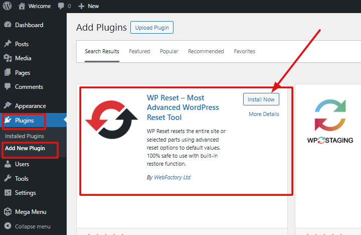 How to Reset A WordPress